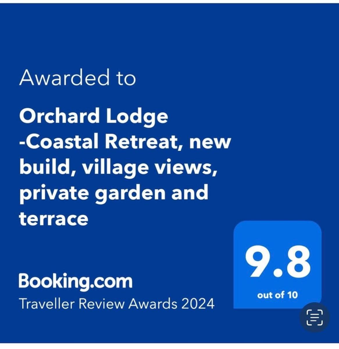 Orchard Lodge -Coastal Retreat, New Build, Village Views, Private Garden And Terrace Saint Brides Major Exterior photo